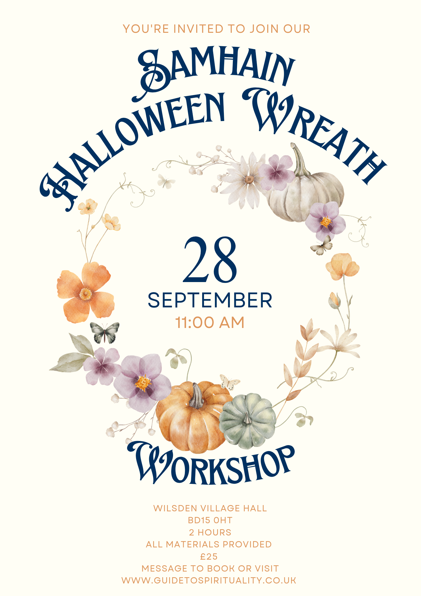 Sahmain Halloween Wreath Making Workshop