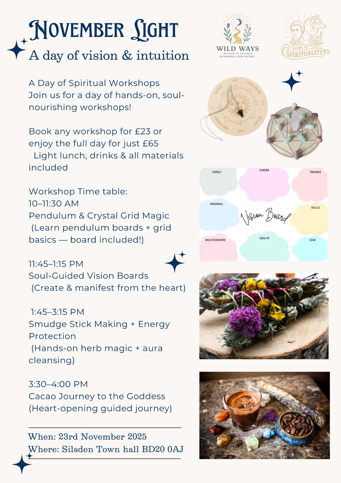 November Light - A day of Vision & Intuition